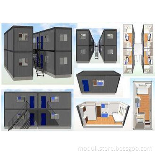 Prefabricated Modern Homes 20FT Container House With Ladder